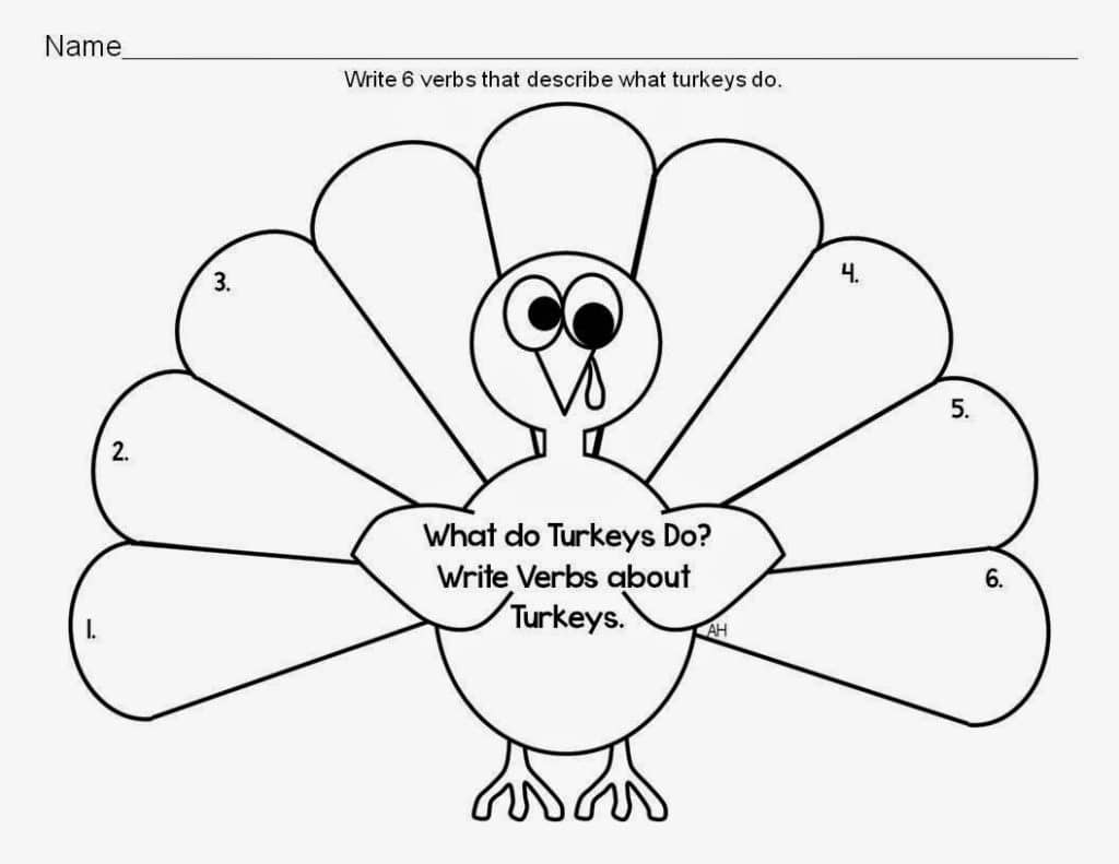 Turkey Activity Printable