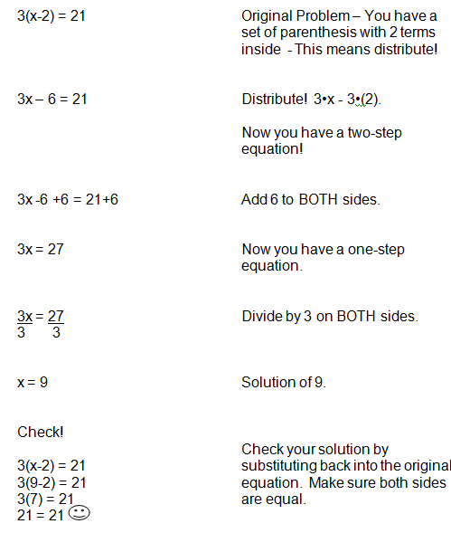 two step equations distributive property worksheet