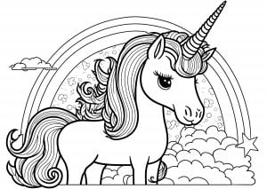 Unicorn Pictures To Color Printable Free Infoupdate