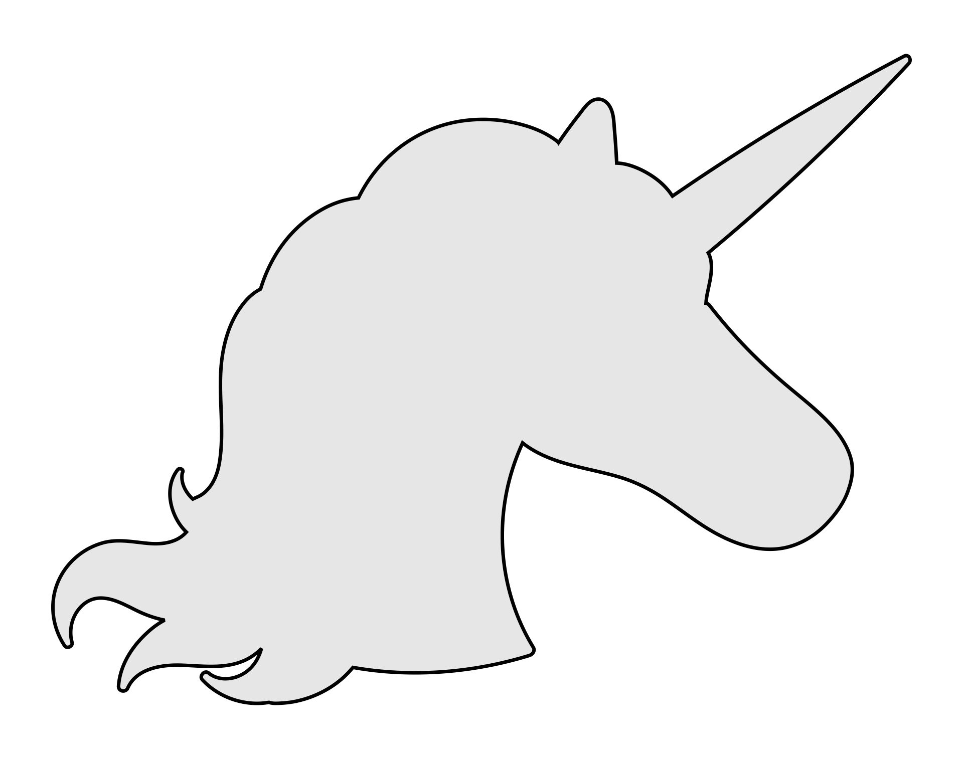 printable unicorn pictures