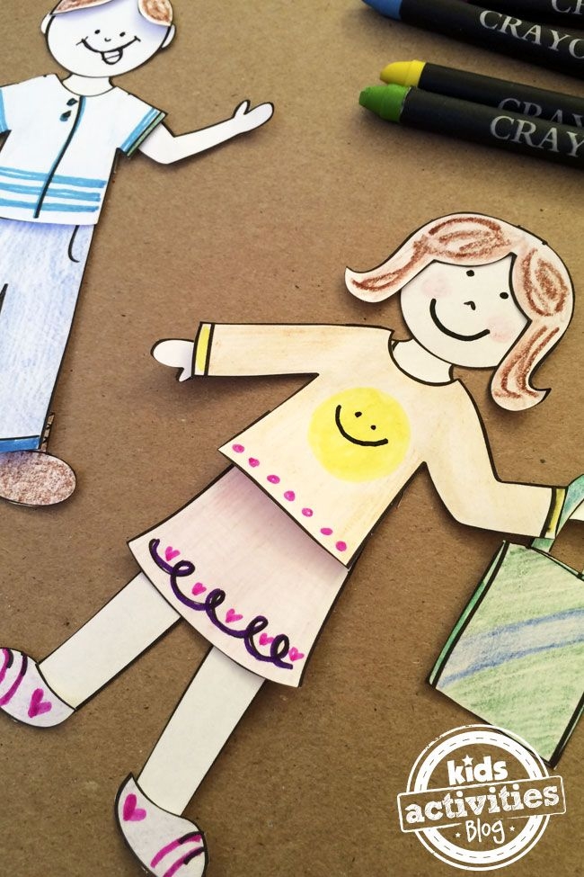 Use This Free Printable To Create And Design Your Own Paper Dolls 
