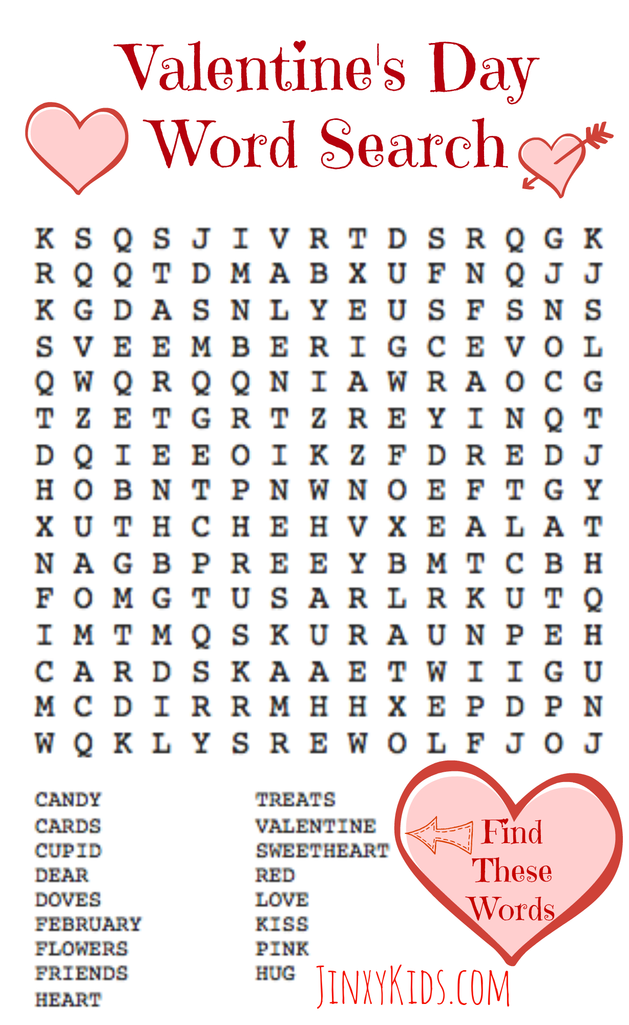 Valentine 39 s Day Printable Activities