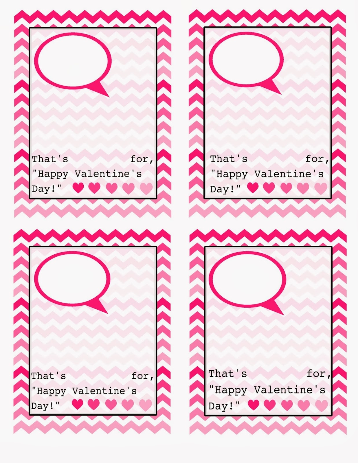 Valentine 39 s Day Template Printable