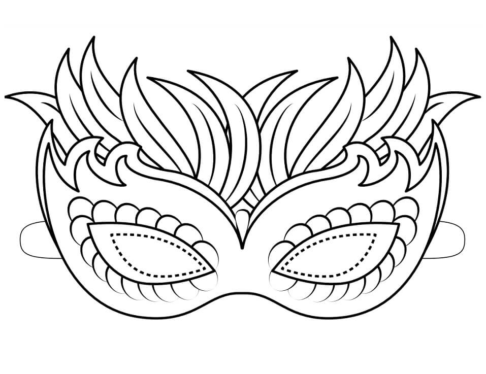 mardi gras coloring pictures printable
