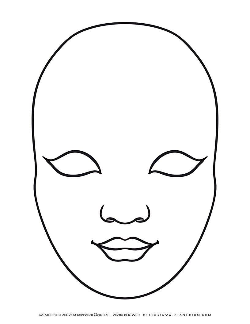 Venetian Mask Template Printable Printable Free Templates