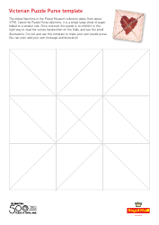 Victorian Puzzle Purse Template Download Printable PDF Templateroller