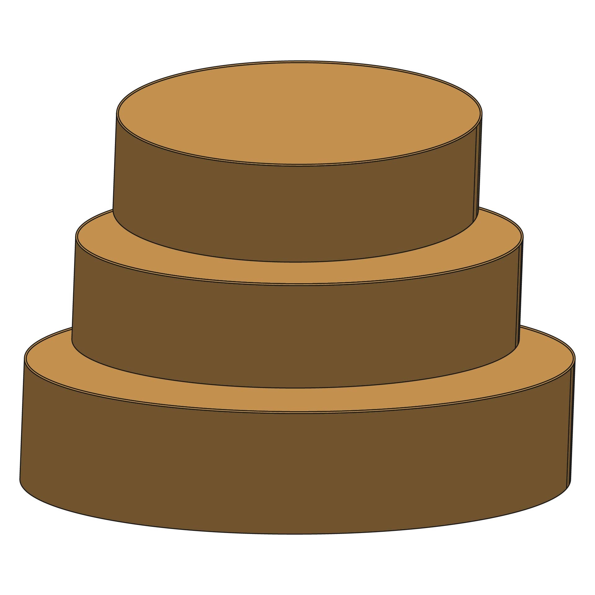 Wedding Cake Template 10 Free PDF Printables Printablee