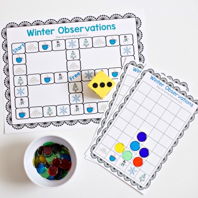 printable winter activities for preschoolers