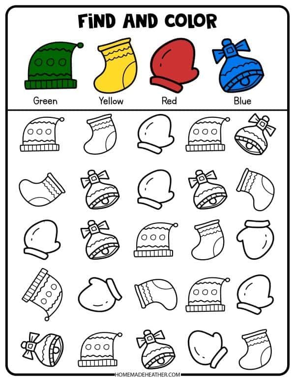 Winter Printable Activities Educational Printable Worksheets