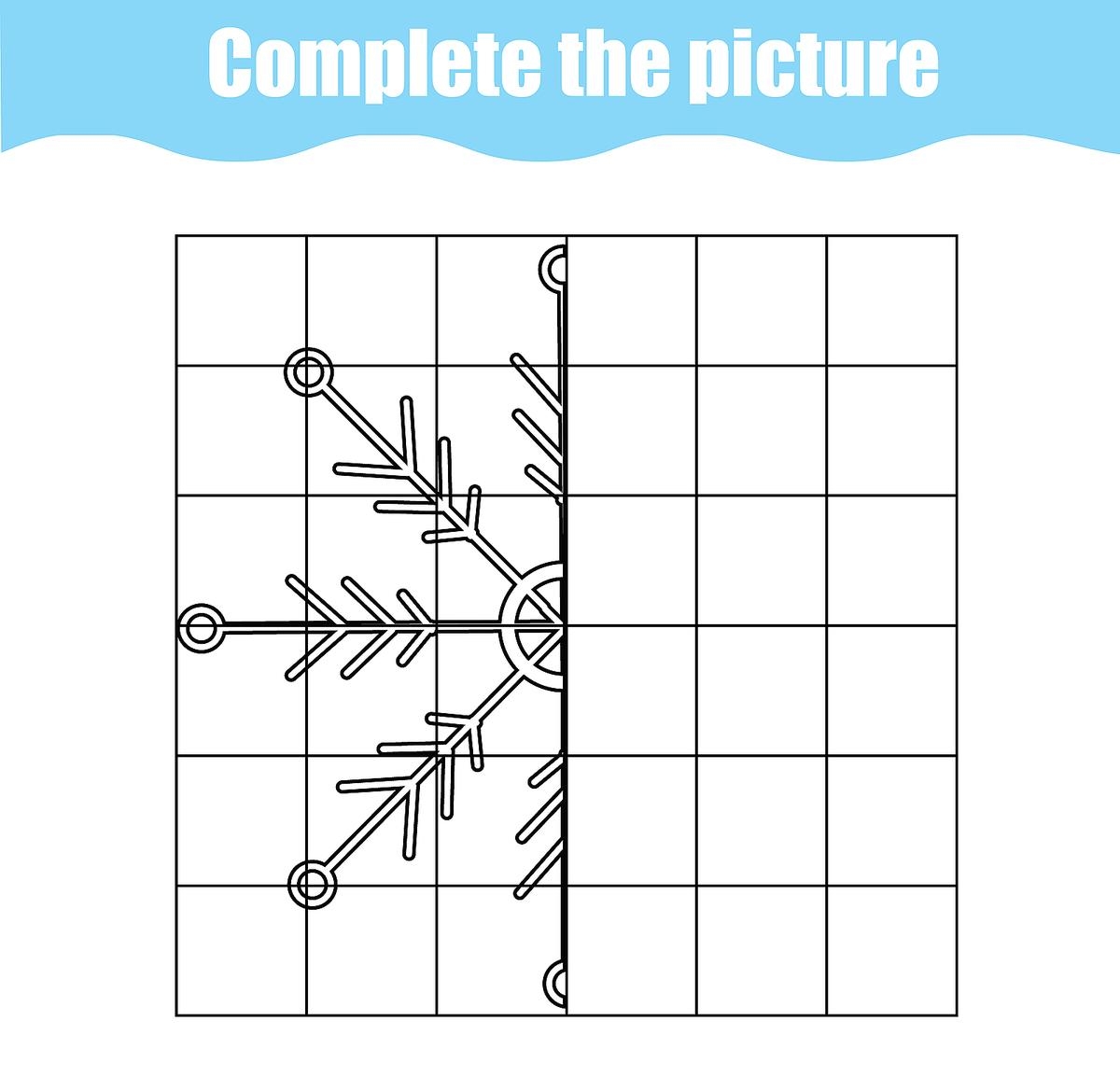 Winter Puzzle Coloring Pages Printable Winter Themed Activity Pages 