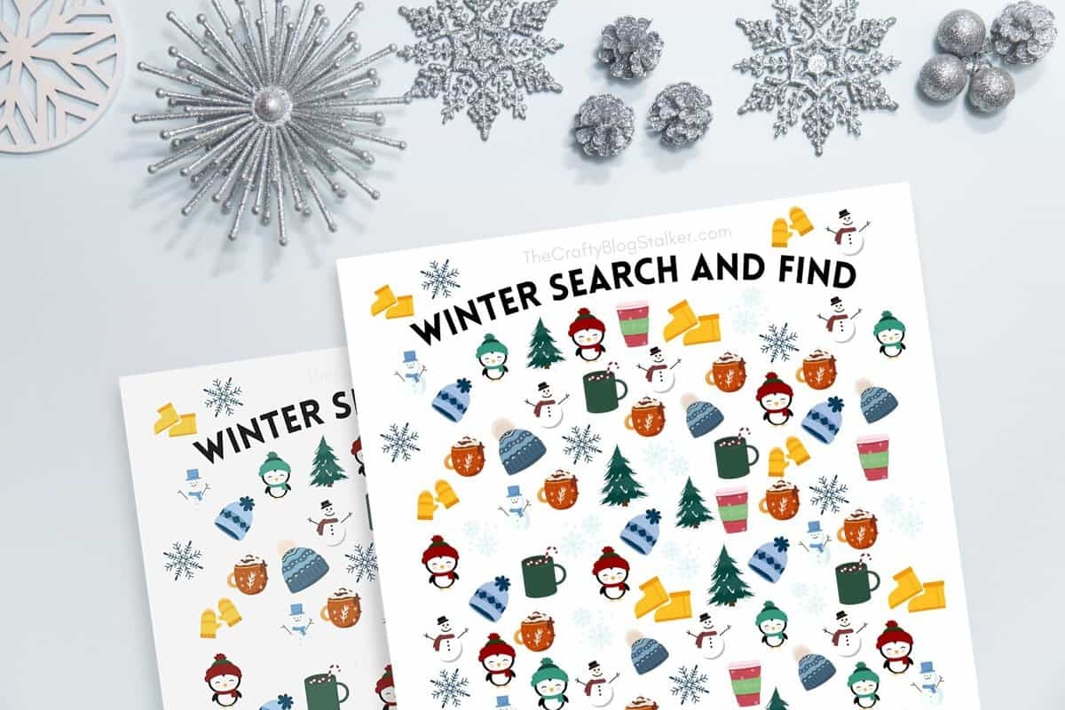 Winter Search And Find Printable For Ages 4 6 Crafty Blog Stalker
