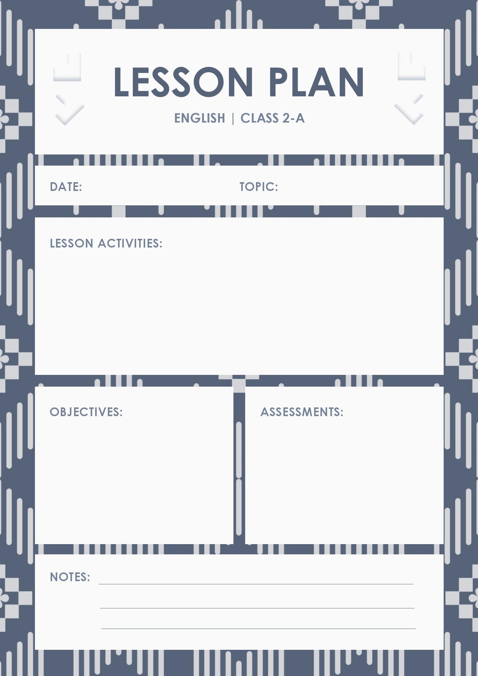 WORD Of English Lesson Plan docx WPS Free Templates