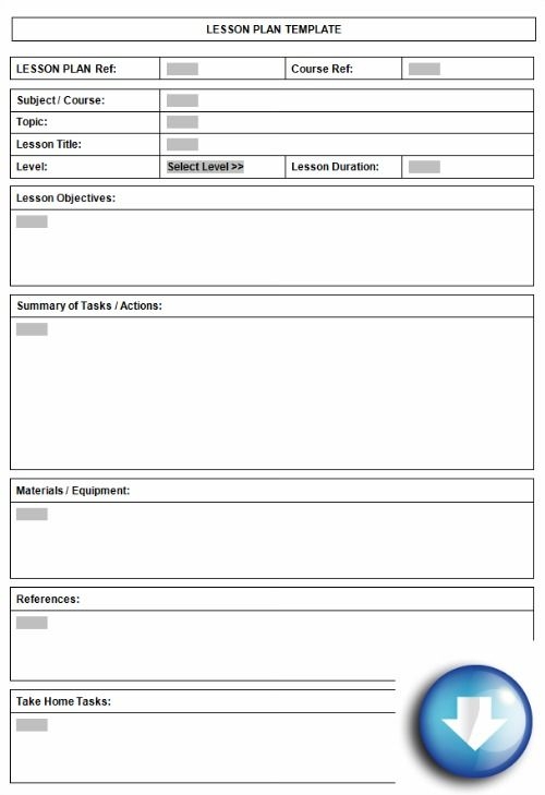 Word Template Lesson Plan Dev onallcylinders