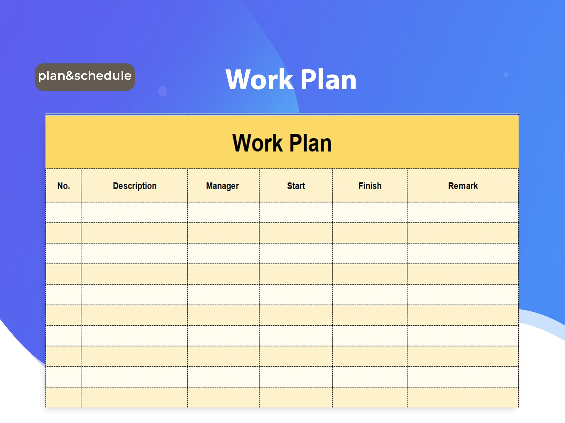 Work Plan Template Excel Elegant 6 Excel Work Plan Te Vrogue co