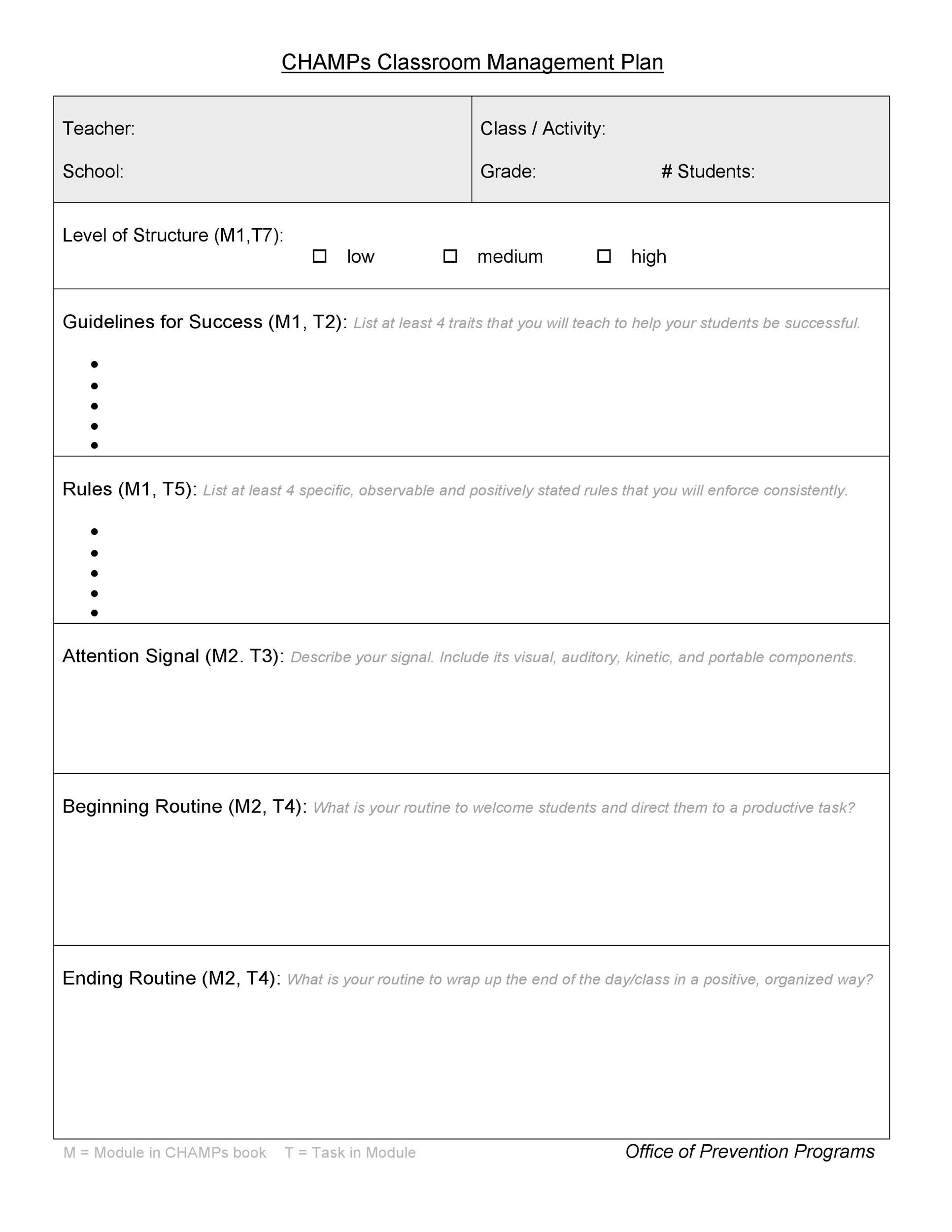 wrap plan template
