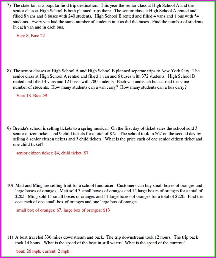 writing equations of a line worksheet