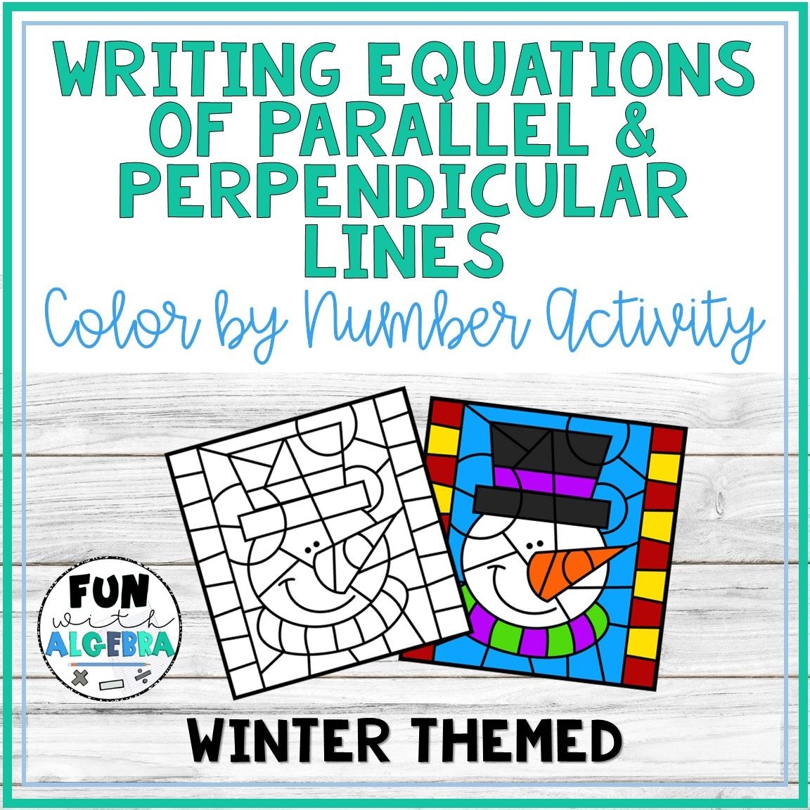 writing equations of parallel and perpendicular lines worksheet