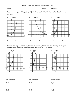 Writing Exponential Equations From Graphs Worksheet AirSlate SignNow 