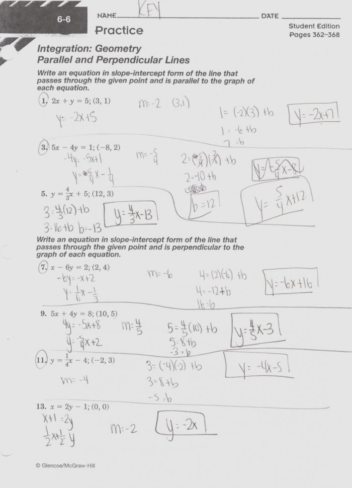 Writing Linear Equations From A Table Worksheet Answer Key Writing 