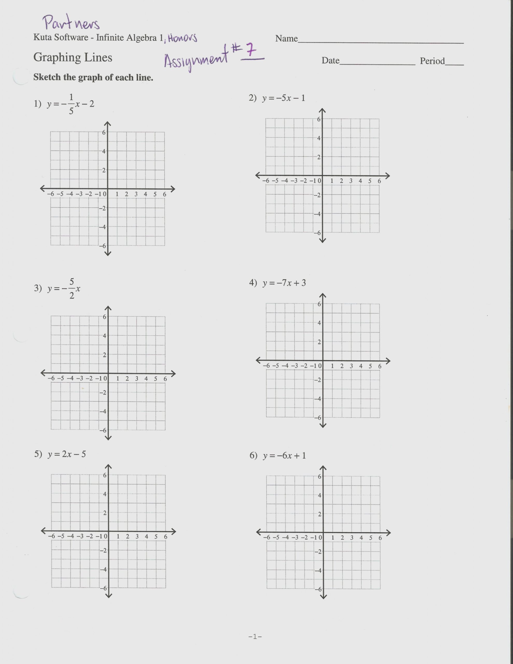 writing equations in slope-intercept form worksheet