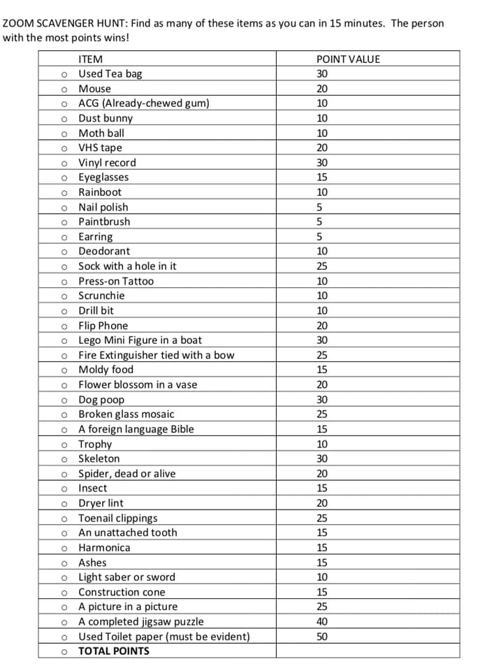 free printable games for youth