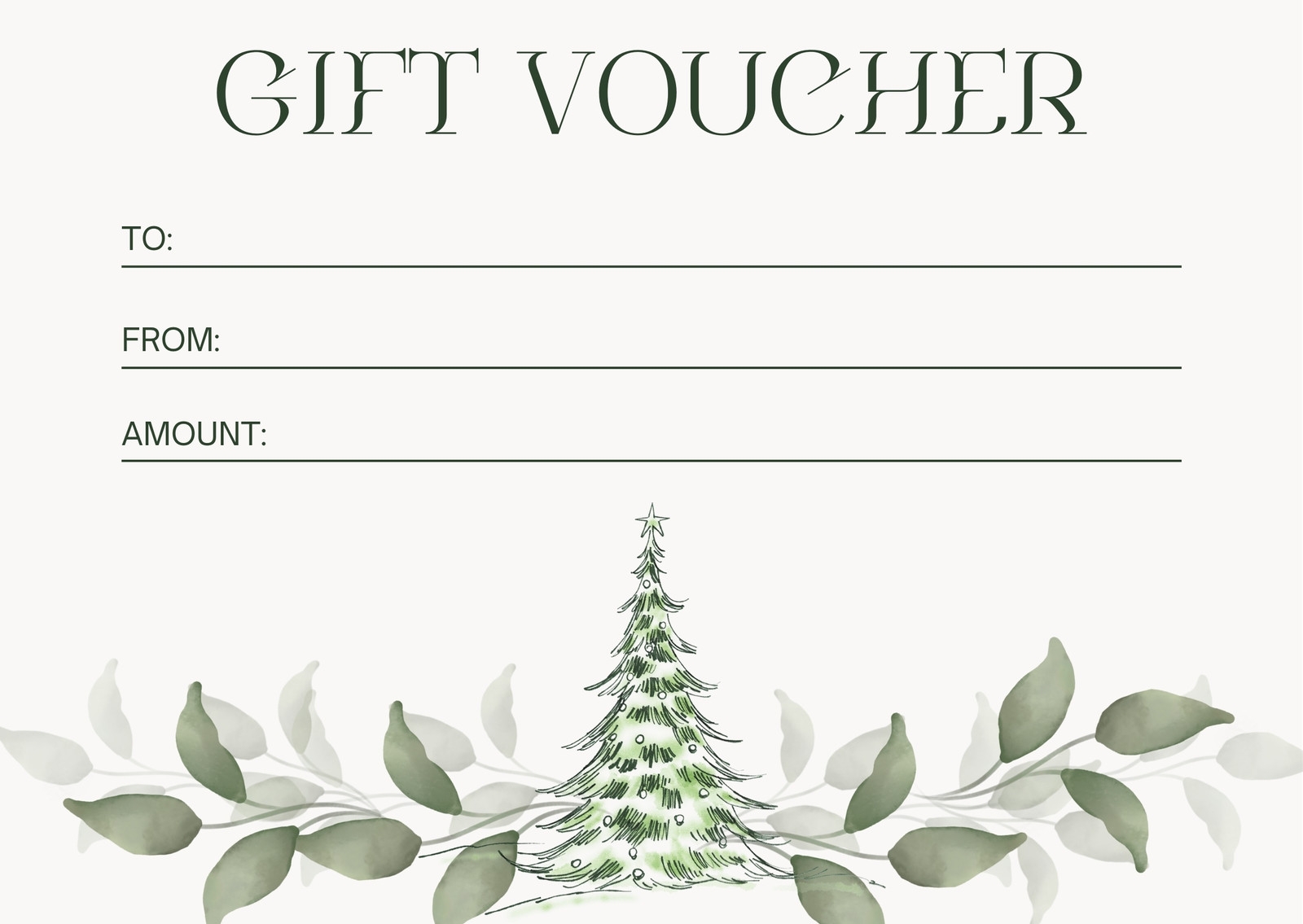 Free Printable Holiday Gift Certificate Templates Canva