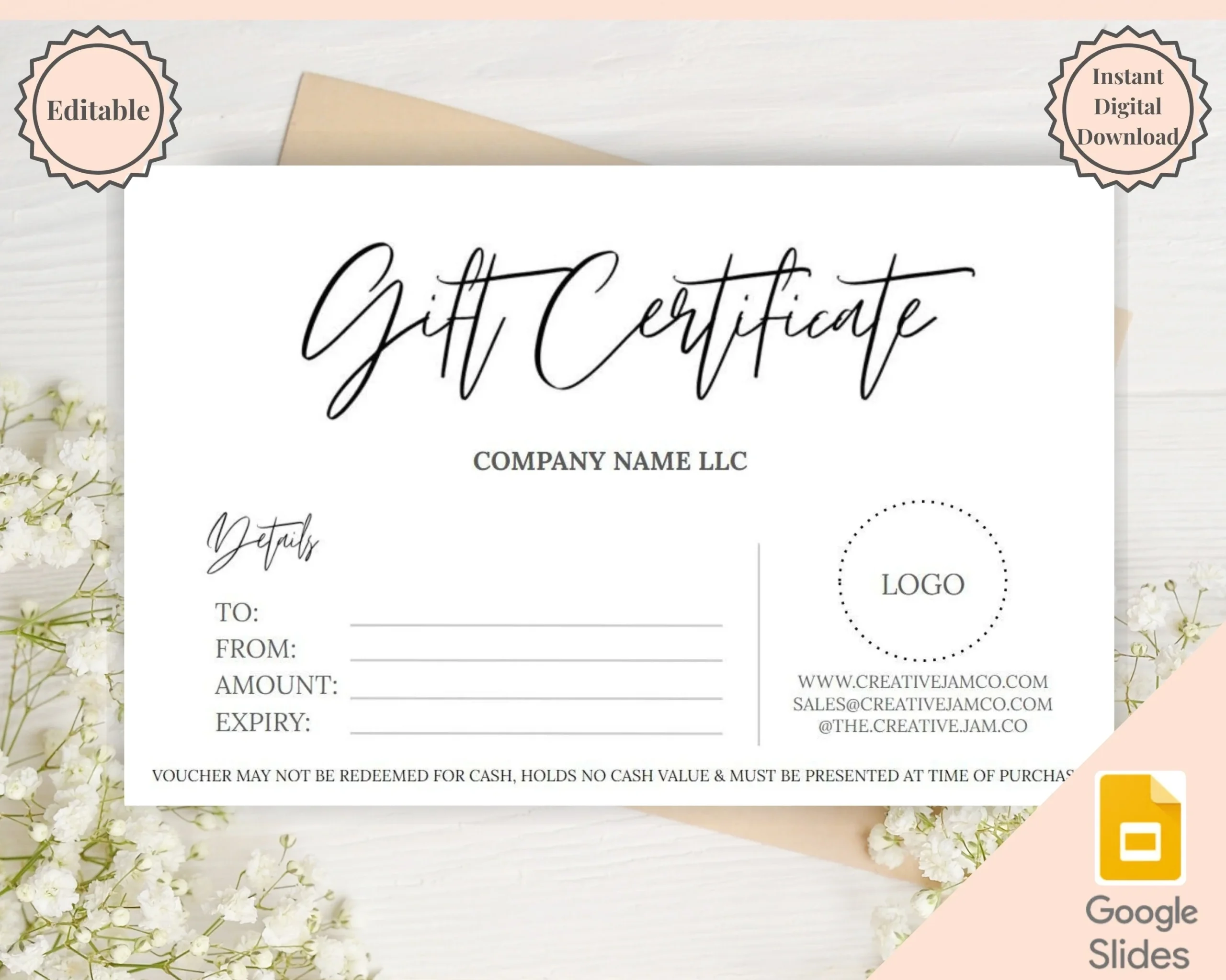 Gift Certificate Template Customize Your Own Coupons Gift Vouchers