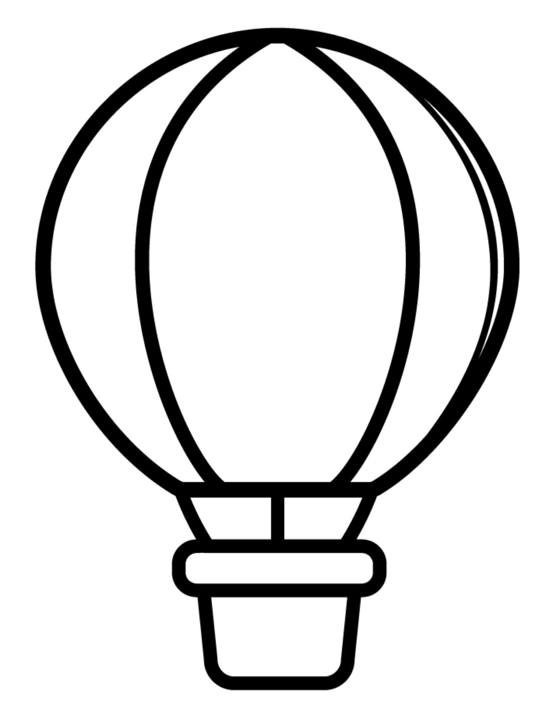 Hot Air Balloon Template Ms Stephanie s Preschool