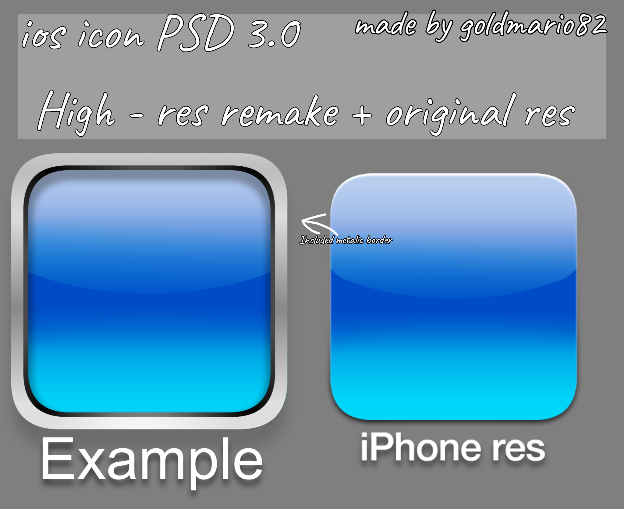 Ios Icon PSD 3 0 By Goldmario82 On DeviantArt