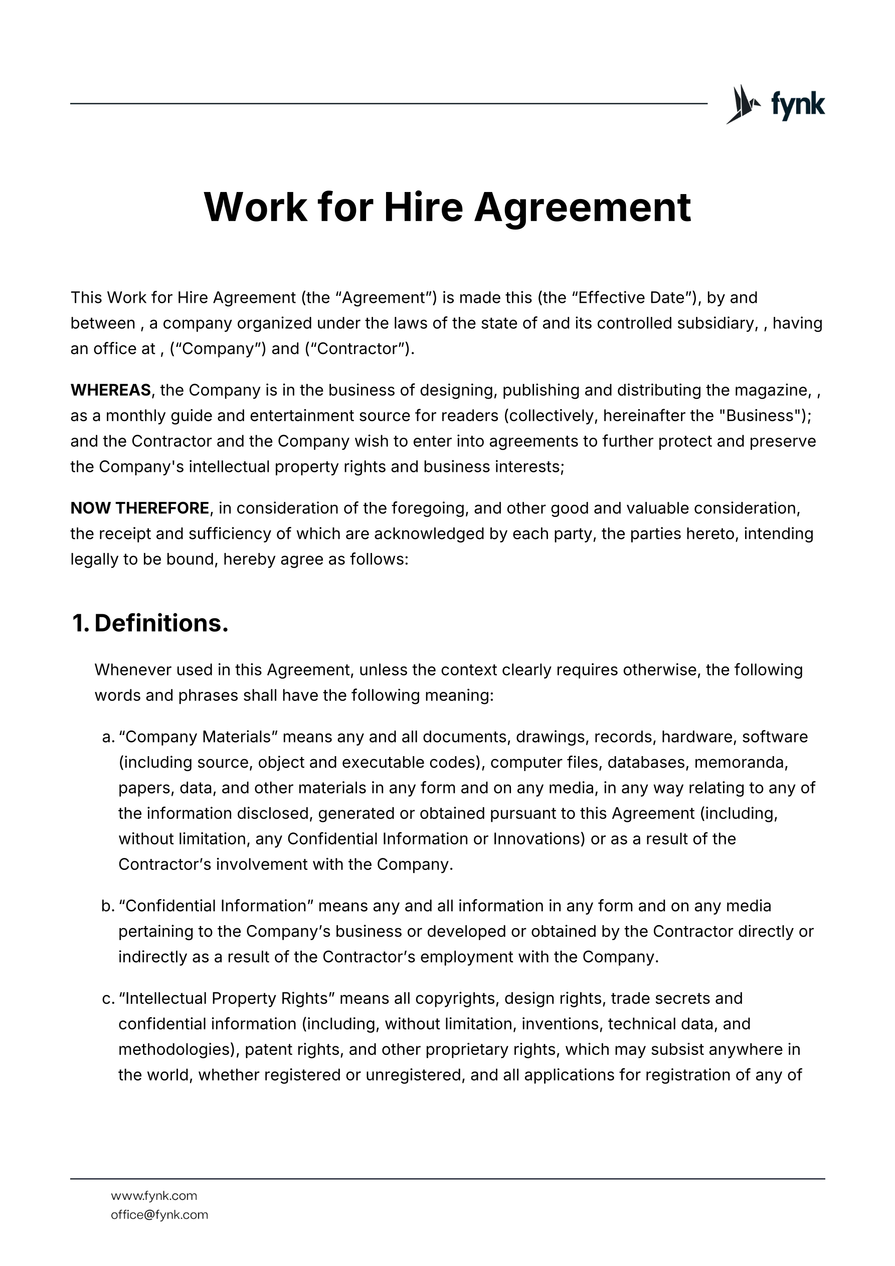 Legal Document Templates For Efficient Contract Management Fynk Legal Document Templates For Efficient Contract Management Fynk